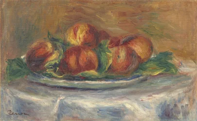 Pêches sur une assiette, 1902-5